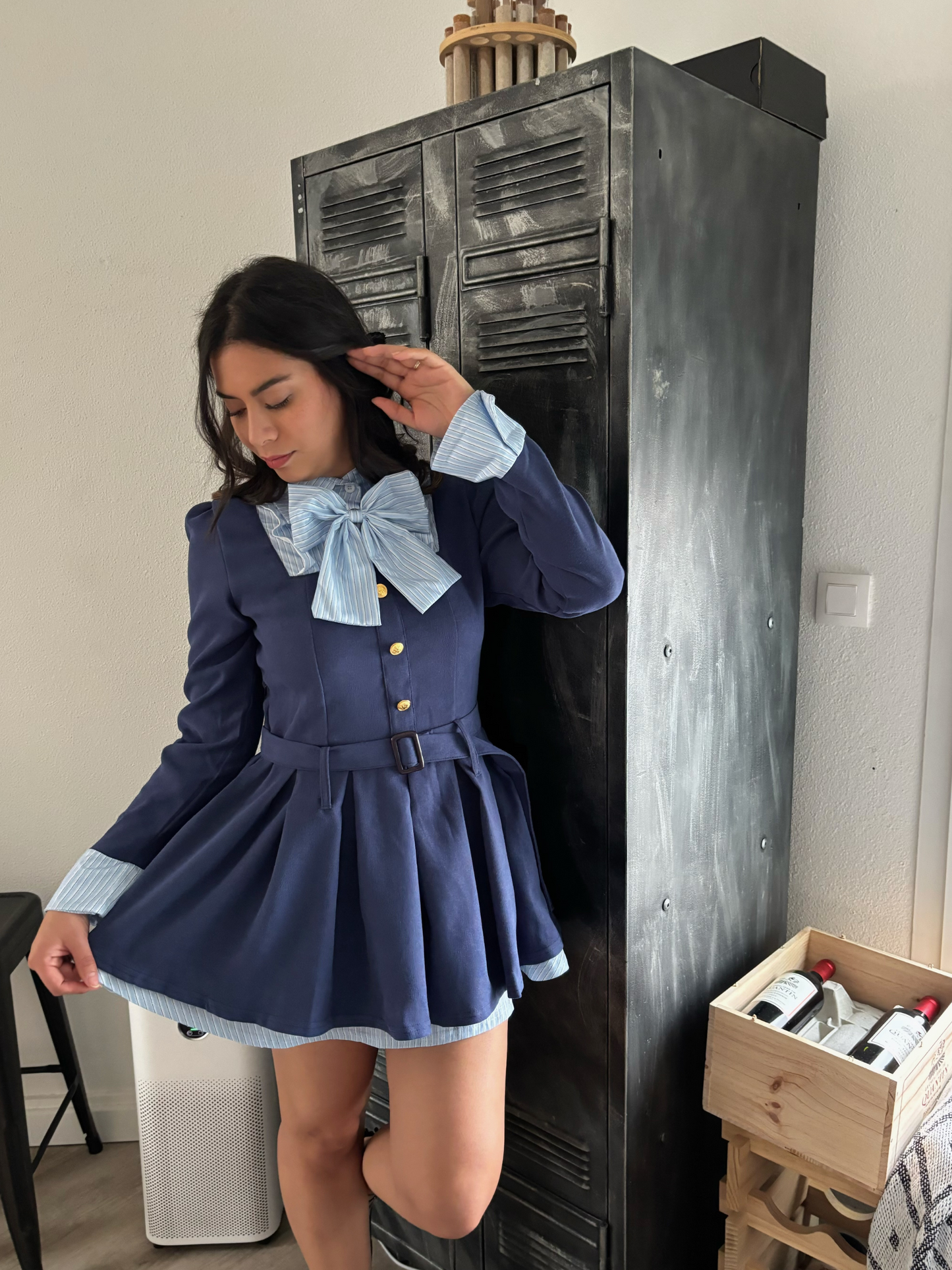 Mini Vestido Preppy Nikki