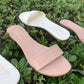 Sandalias minimalistas Tulum Cream y Blanco