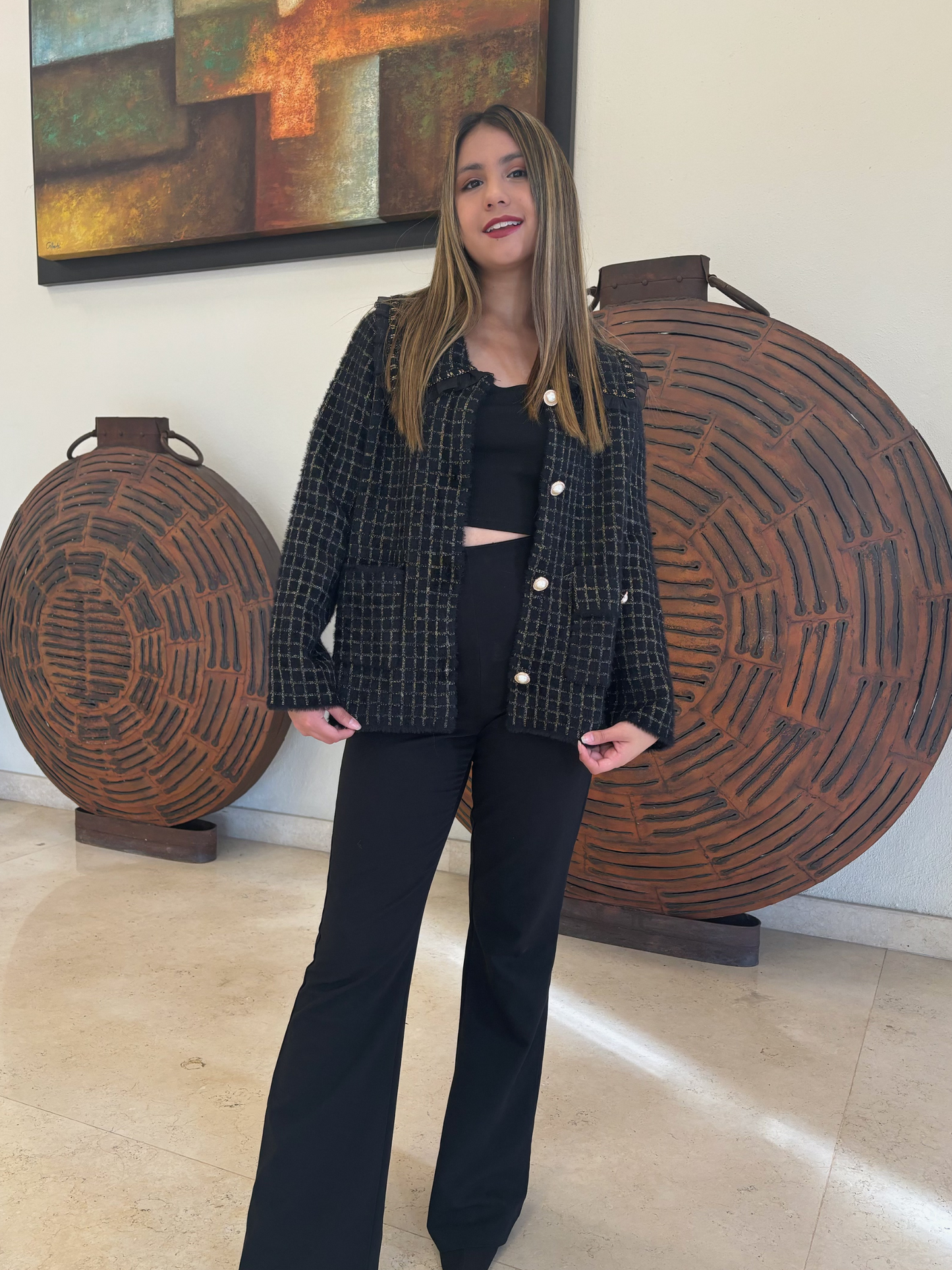 Abrigo estilo blazer elegante Colette